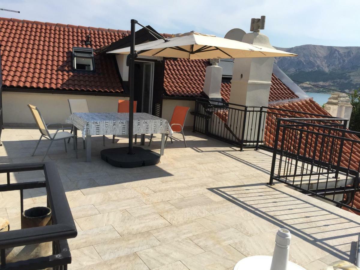 Apartment Kreso Baška Eksteriør bilde
